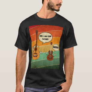 Ik ben je vader Funny Ukulele Guitar Music Ba T-shirt