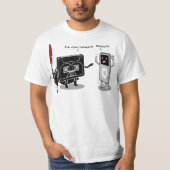 Ik ben je vader, grappig Cassettebandje retro paro T-shirt (Voorkant)
