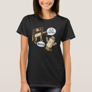 Ik ben je vader Noooo floppy disk en usb stick 1 T-shirt
