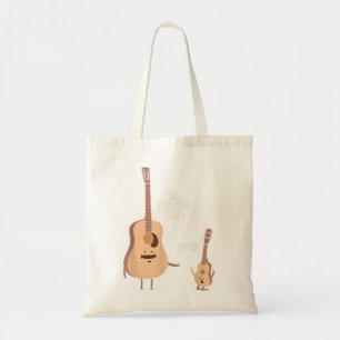 Ik ben je vader Ukulele Guitar Music Tote Bag