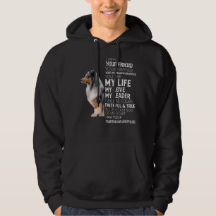 Ik ben je vriend, je partner, je moeder van de Aus Hoodie