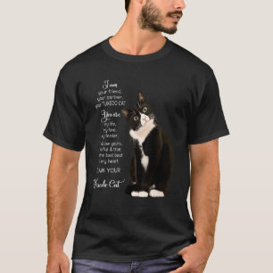 Ik ben je vriend, je partner, je smoking cat t-shirt