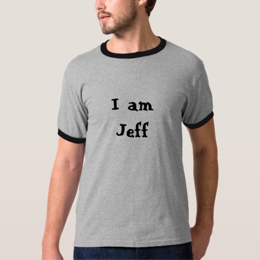 Ik ben Jeff T-shirt (Voorkant)
