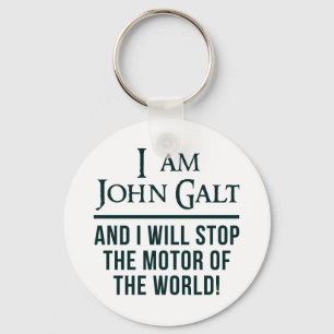 Ik ben John Galt Sleutelhanger