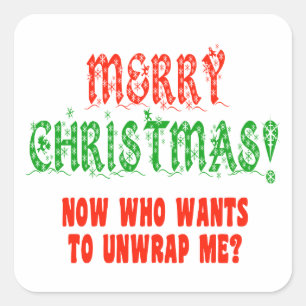 Ik ben jouw Cadeau Vierkante Sticker