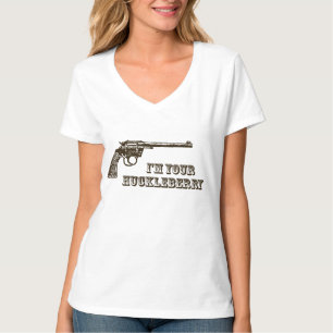 Ik ben jouw Huckleberry Western Pistool T-shirt