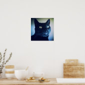 Ik ben katdruk poster (Keuken)
