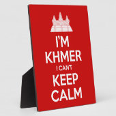 Ik ben Khmer dat ik geen kalm kan houden Fotoplaat (Zijkant)