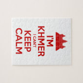 Ik ben Khmer dat ik geen kalm kan houden Legpuzzel (Horizontaal)