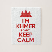 Ik ben Khmer dat ik geen kalm kan houden Legpuzzel (Verticaal)