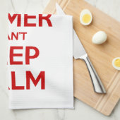 Ik ben Khmer dat ik geen kalm kan houden Theedoek (Quarter Fold)