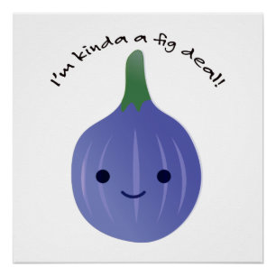 Ik ben Kinda een Fig Deal Perfect Poster