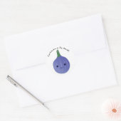 Ik ben Kinda een Fig Deal Ronde Sticker (Envelop)