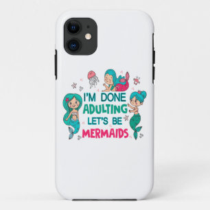 Ik ben klaar met zeemeerminnen iPhone 11 hoesje