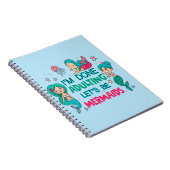 Ik ben klaar met zeemeerminnen notitieboek (Rechterzijde)