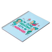 Ik ben klaar met zeemeerminnen notitieboek (Linkerzijde)