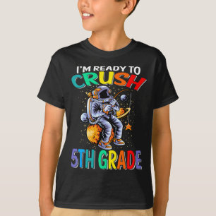 Ik ben klaar om 5e klas astronaut T-shirt te verpl