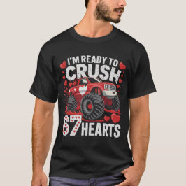 Ik ben klaar om 67 harten te verpletteren Jongens T-shirt