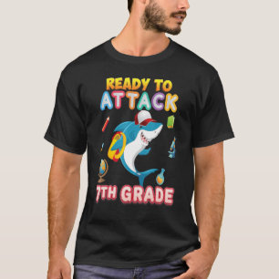 Ik ben klaar om 7 graden terug te vallen naar scho t-shirt