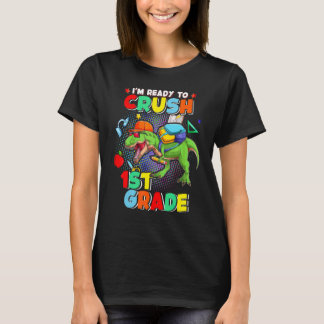 Ik ben klaar om de 1e klas dinosaurus terug naar s t-shirt