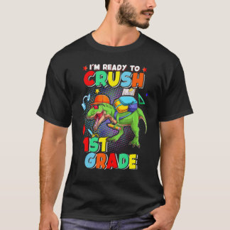 Ik ben klaar om de 1e klas dinosaurus terug naar s t-shirt