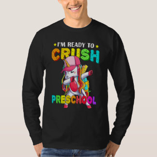 Ik ben klaar om de 1e klas eenhoorn terug naar sch t-shirt