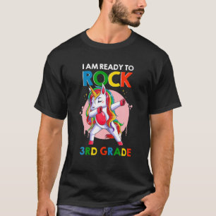 Ik ben klaar om de 2de graads Kinder Unicorn Shark T-shirt