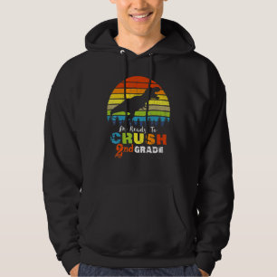 Ik ben klaar om de 2e klas dinosaurus tweede klas hoodie
