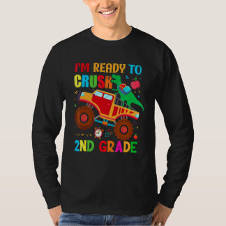 Ik ben klaar om de 2e klas dinotruck kapot te make t-shirt