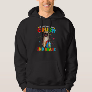 Ik ben klaar om de 2e klas Pug-hond terug naar sch Hoodie