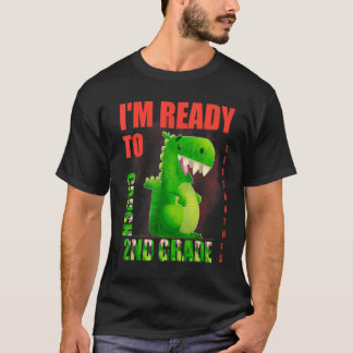 Ik ben klaar om de 2e klas Rex Dinosaur terug te b T-shirt
