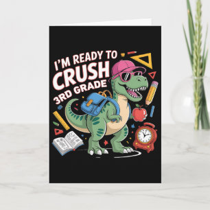 Ik ben klaar om de 3e klas dinosaurus terug naar s kaart