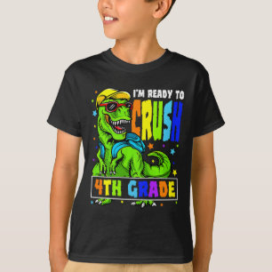 Ik ben klaar om de 4e graads dinosaurus te klaren t-shirt