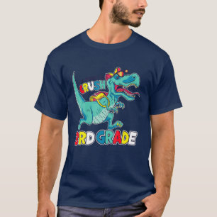 Ik ben klaar om de 4e klare stripstijl Rex Dinos t T-shirt