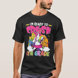 Ik ben klaar om de 6e graad Unicorn Kinderen te sn T-shirt