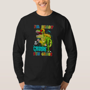Ik ben klaar om de 9e klas terug naar school dinos t-shirt