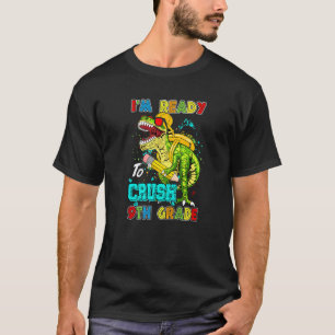 Ik ben klaar om de 9e klas terug naar school dinos t-shirt