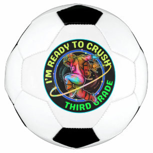 Ik ben klaar om de derde klas te kraken voetbal