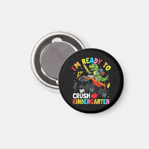 Ik ben klaar om de eerste dag van de kleuterschool magneet