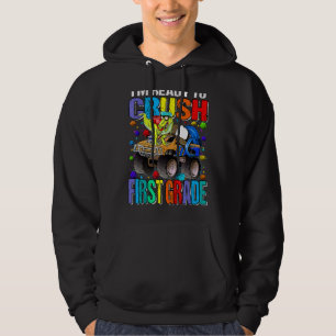 Ik ben klaar om de eerste klas-monster-driekleppig hoodie