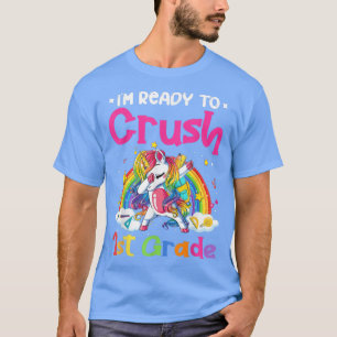 Ik ben klaar om de eerste klas-Unicorn-meisjes ter T-shirt