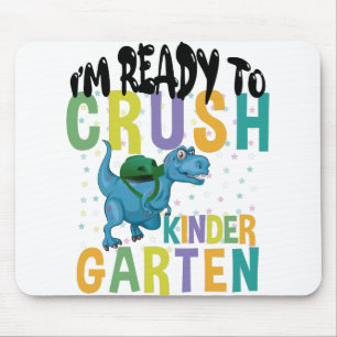 Ik ben klaar om de kleuterklas-dinosaurus te verpl muismat