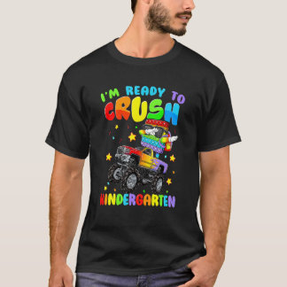 Ik ben klaar om de kleuterklas terug naar school p t-shirt