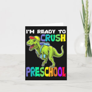 Ik ben klaar om de kleuterschool dinosaurus CK naa Kaart