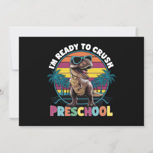 Ik ben klaar om de kleuterschool dinosaurus T Rex Kaart