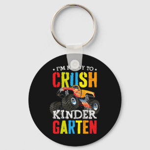 Ik ben klaar om de kleuterschool monstertruck CK t Sleutelhanger