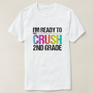Ik ben klaar om de tweede klas terug te krijgen na t-shirt