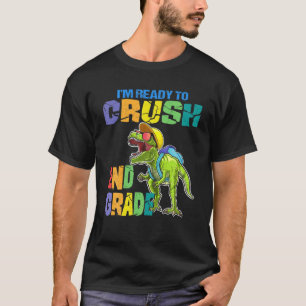 Ik ben klaar om de tweede klas van Dinosaur terug T-shirt