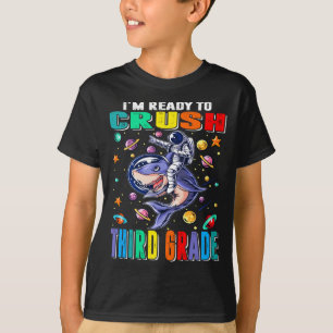 Ik ben klaar om het derde klas astronautenrijden t t-shirt