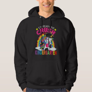Ik ben klaar om kleuter eenhoorn terug naar Sc te  Hoodie